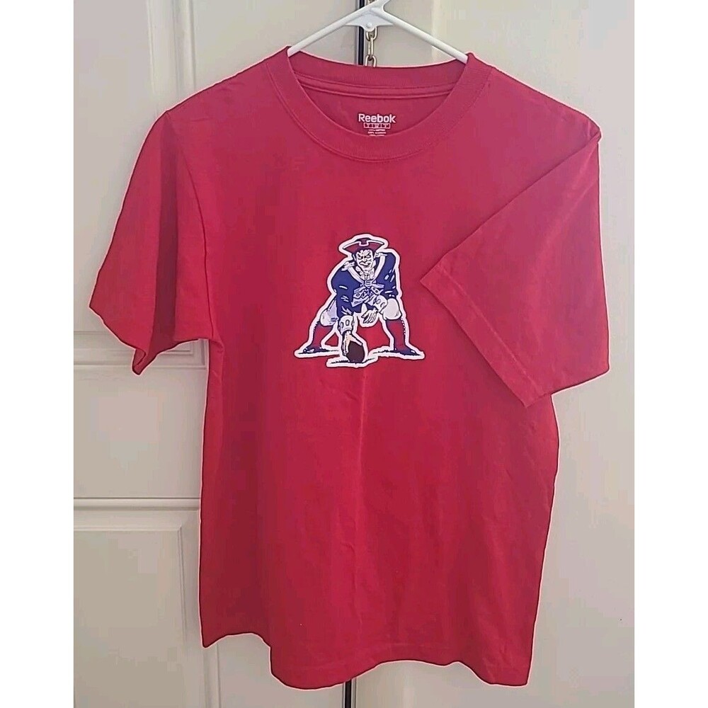 New England Patriots Reebok #83 WELKER Vintage PATRIOTS LOGO    Tshirt  SMALL